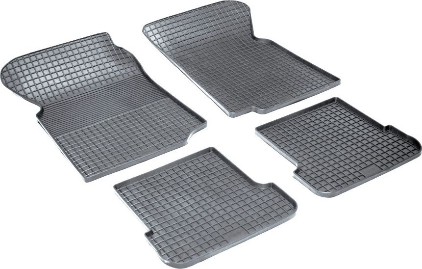 Коврики резиновые Seintex с узором сетка для салона Chery Amulet А15 2006-2010. Артикул 00440