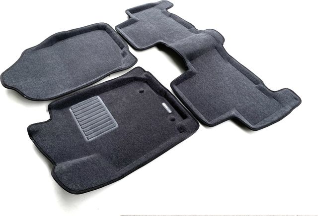 Коврики текстильные Euromat 3D Business для салона Toyota RAV4 III короткая база 2006-2013 СЕРЫЕ. Артикул EMC3D-005126G