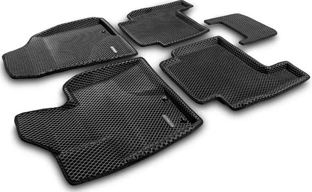 Коврики Euromat 3D EVA для салона Hyundai Santa Fe II 2010-2012. Артикул EM3DEVA-002715