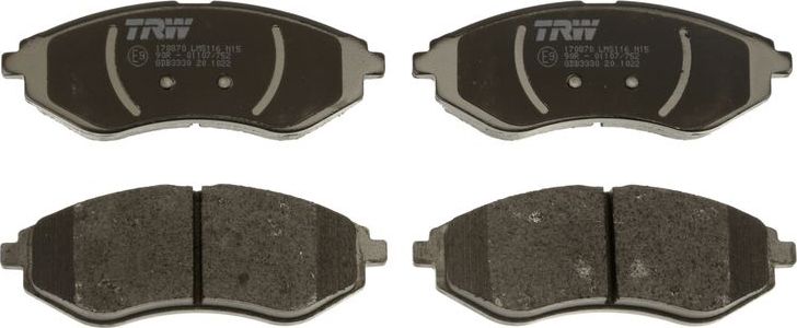 Тормозные колодки TRW COTEC. Артикул GDB3330