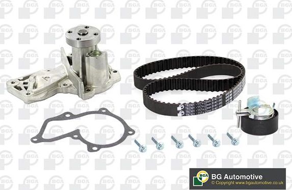 Помпа (водяной насос) с комплектом ремня ГРМ BGA. Артикул TB2315CPK