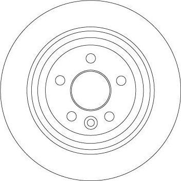 Тормозной диск TRW. Артикул DF6913