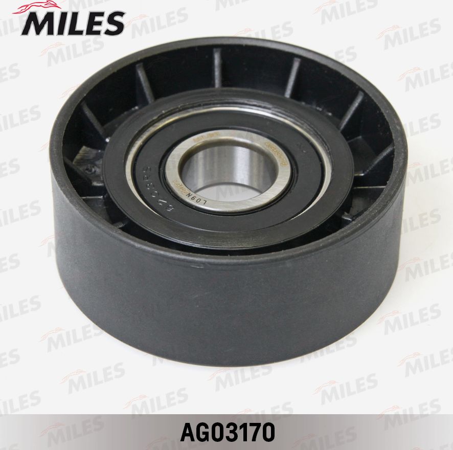 Натяжной ролик (натяжитель) приводного ремня Miles. Артикул AG03170