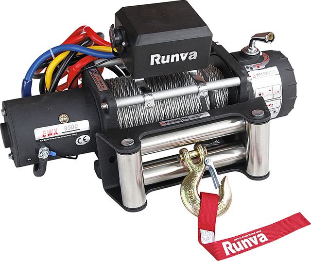 Лебёдка электрическая 24V Runva 9500 lbs 4350 кг. Артикул EWX9500S24V