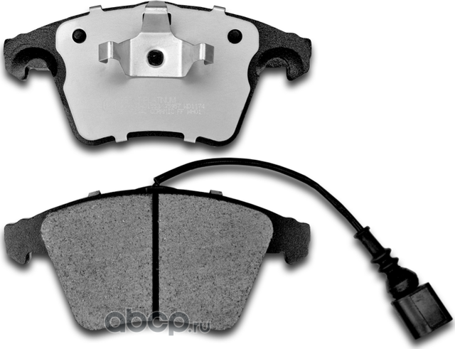 Тормозные колодки Gerat BP-F244C (передние) Ceramic Gerat. Артикул BPF244C