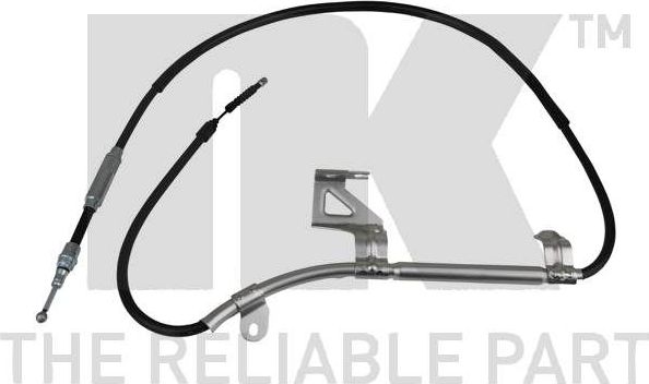 Трос ручника (тросик ручного тормоза) NK левый для Skoda Superb I 2001-2008. Артикул 904314
