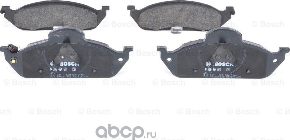 Колодки тормозные передние (Bosch). Артикул 986424611