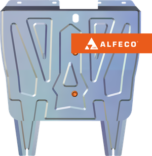 Защита алюминиевая Alfeco для картера и КПП Chery Tiggo T11 рестайлинг FL (МКПП, АКПП) 2011-2016. Артикул ALF.02.16al