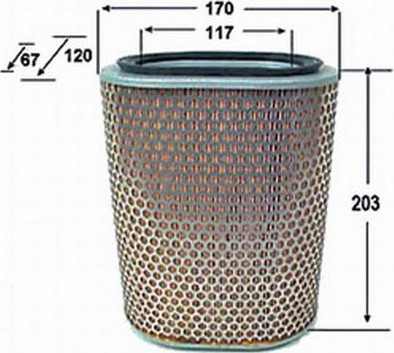Воздушный фильтр JS Asakashi. Артикул A336J