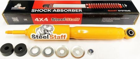 Амортизатор передний SteelStaff для Toyota Land Cruiser 100 1998-2007, лифт 25 мм, NitroGas. Артикул SSG-3101