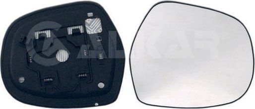 Зеркальное стекло бокового зеркала Alkar правое для Toyota Land Cruiser Prado 120 2002-2010. Артикул 6432037