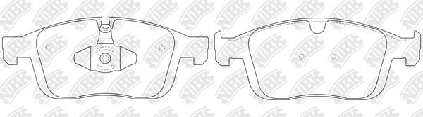 Тормозные колодки NiBK. Артикул PN0682