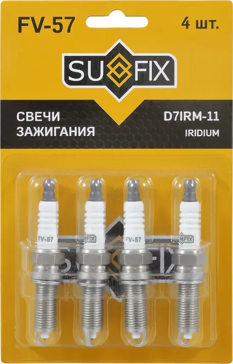Свеча зажигания (Iridium) (Sufix). Артикул FV57