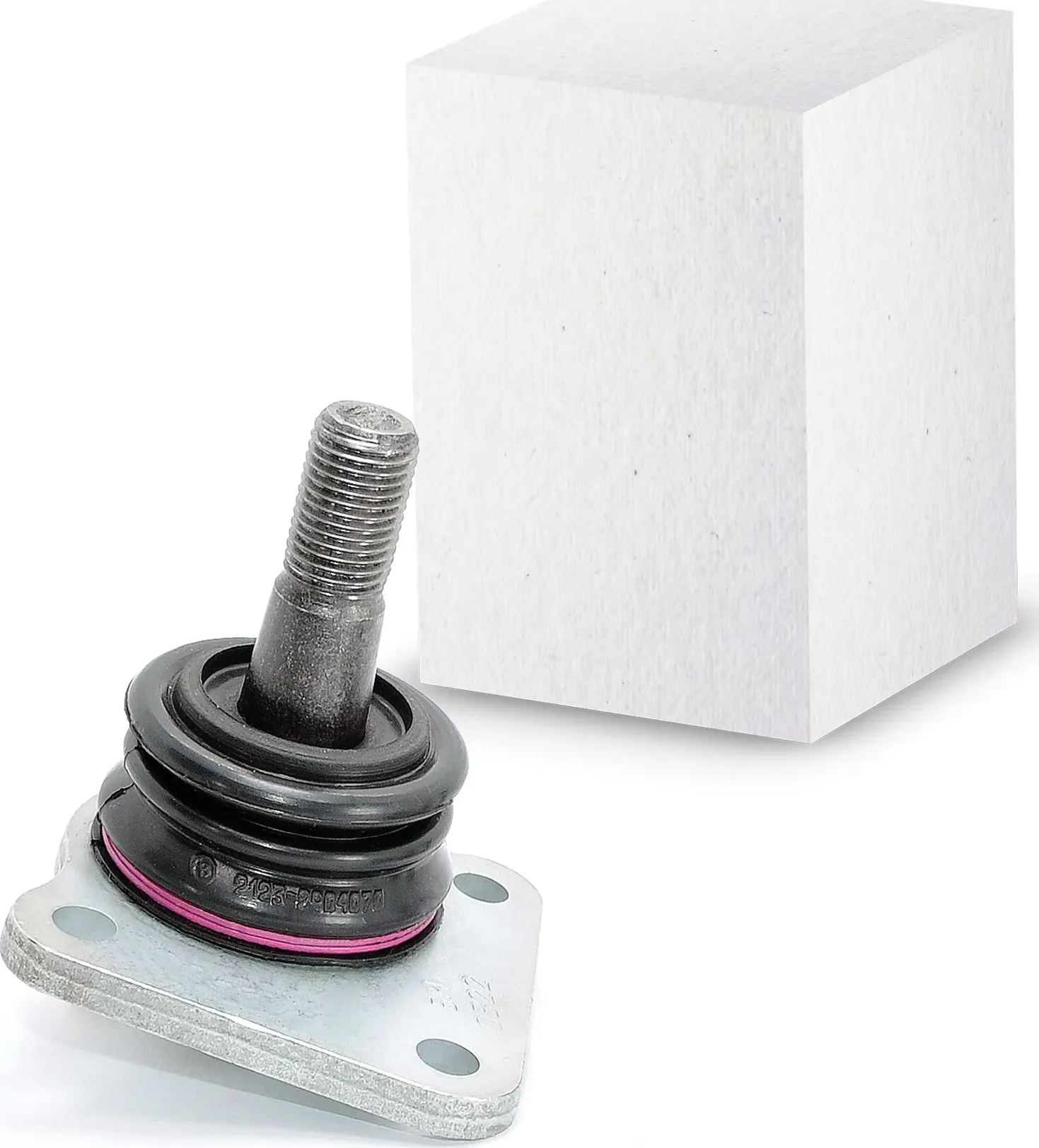 Опора шаровая (Конвейерная) с защитным чехлом в ЭКО-упаковке 2123 Нива (Belmag). Артикул BM0354