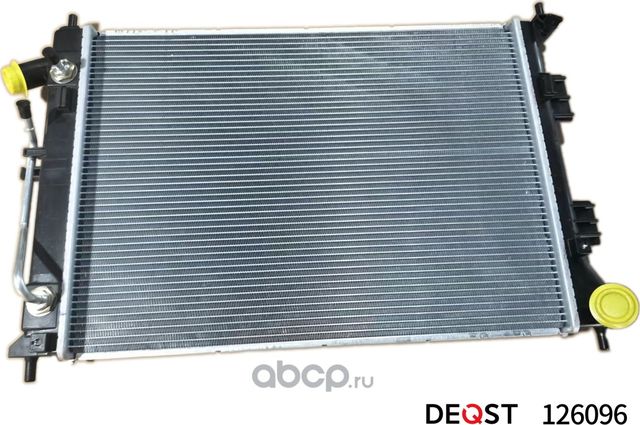 Радиатор HYUNDAI ELANTRA/i30 /KIA CEED 1.4-1.6/1.4D-1.6D A/T 10 (Deqst). Артикул 126096