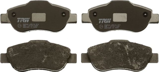 Тормозные колодки TRW COTEC передние для Fiat Panda II 2003-2012. Артикул GDB1589