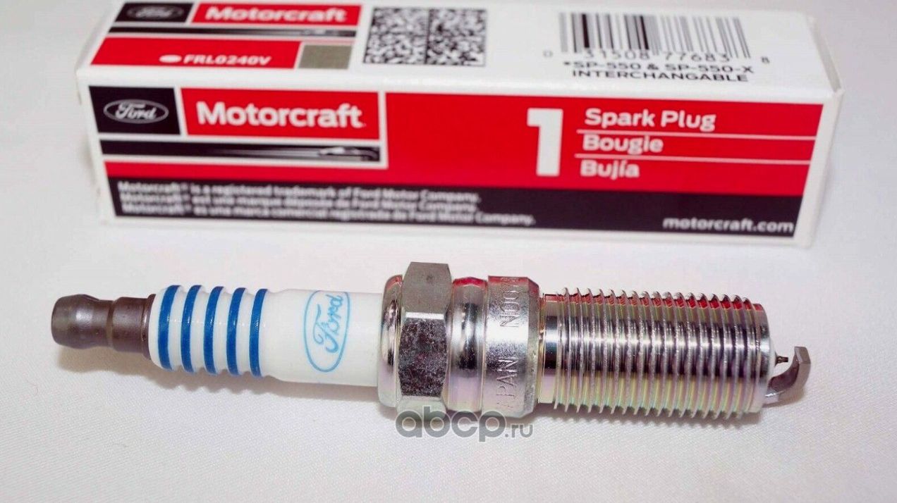 Свеча зажигания (Motorcraft). Артикул SP550