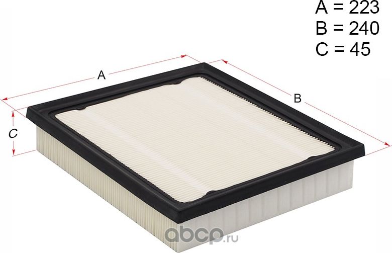 Фильтр воздушный TOYOTA CAMRY XV70 2AR-FE/2GR-FKS 17 (Hosu). Артикул HSAF0034