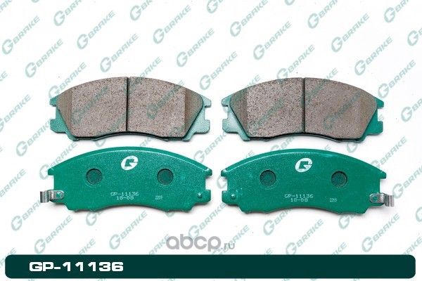 Колодки тормозные дисковые (G-Brake). Артикул GP11136