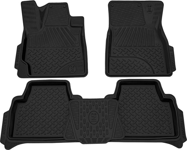 Коврики Rezkon резиновые для салона Toyota Land Cruiser Prado 150 2009-2013. Артикул 1034030200