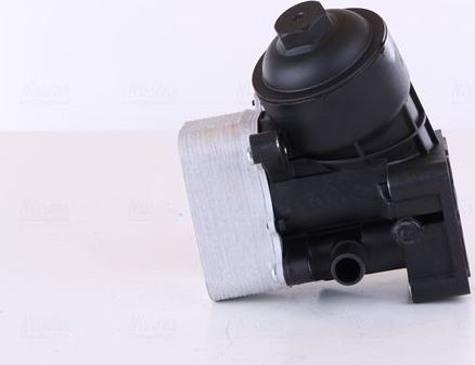 Радиатор масляный (маслоохладитель) для двигателя Nissens (алюминий). Артикул 91154