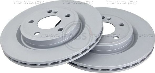 Тормозной диск ABS COATED задний для Mercedes-Benz CLA I (C117, X117) 2013-2019. Артикул 18514