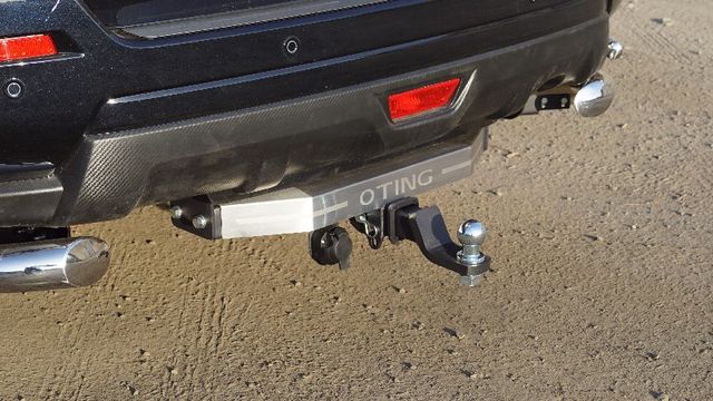 Фаркоп ТСС оцинкованный под американский квадрат для Oting Paladin 2024-2026 (нерж. шар). Артикул TCU00413N