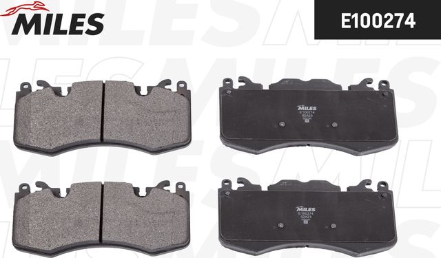 Тормозные колодки Miles (Semi-Metallic). Артикул E100274