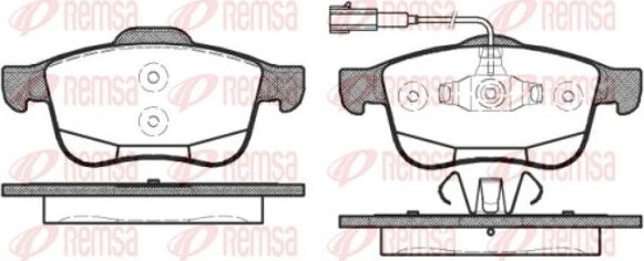 Тормозные колодки Remsa. Артикул 1183.12