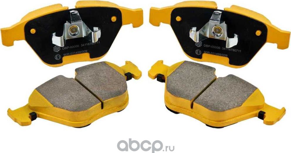 Колодка тормозная дисковый тормоз к-т передняя (Wayteko). Артикул DBP00006