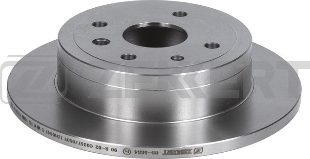 Тормозной диск Zekkert задний для Chevrolet Epica I 2005-2012. Артикул BS-5684