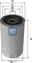 Масляный фильтр UFI. Артикул 23.187.00