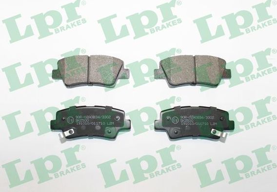 Тормозные колодки LPR. Артикул 05P1710