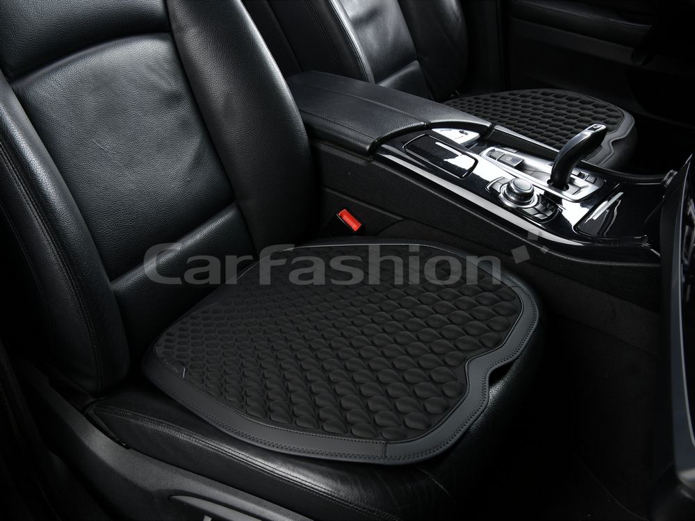 Накидки универсальные CarFashion Relax Mini на передние сидения авто, цвет Черный/Черный. Артикул 23060