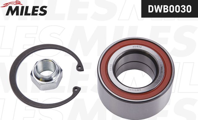 Ступичный подшипник (комплект) Miles передний для Chevrolet Nubira 2005-2009. Артикул DWB0030