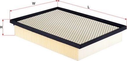 Воздушный фильтр Sakura для Lexus GX II 2010-2026. Артикул A-33950