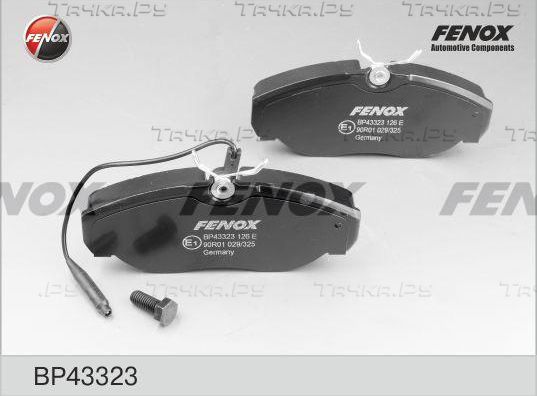 Тормозные колодки Fenox передние для Fiat Ducato II 1994-2002. Артикул BP43323