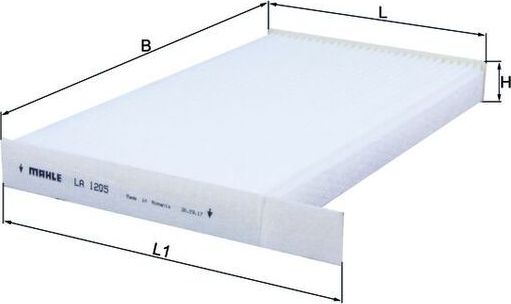 Салонный фильтр Mahle. Артикул LA 1205