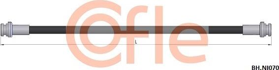 Тормозной шланг Cofle. Артикул 92.BH.NI070