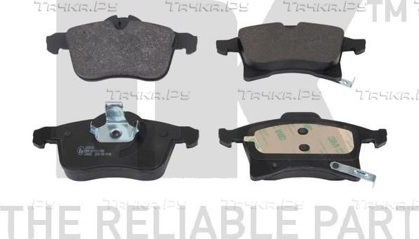 Тормозные колодки NK передние для Opel Meriva A 2003-2010. Артикул 223633