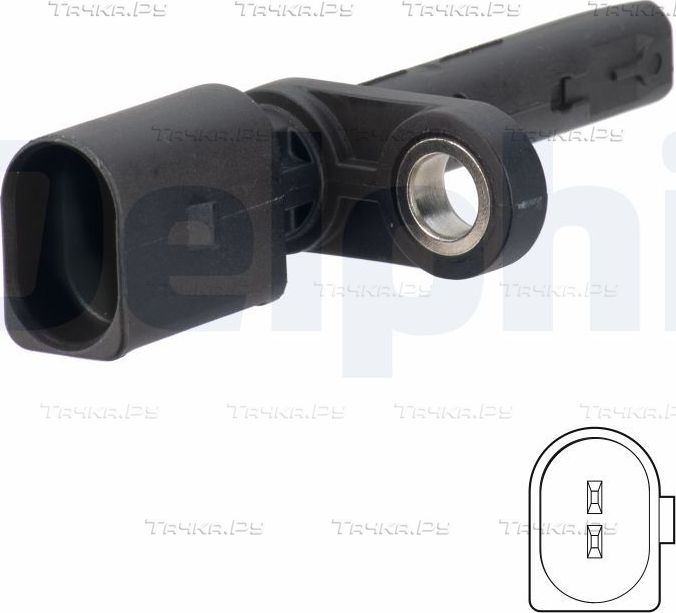 Датчик ABS Delphi для Audi S4 V (B9) 2016-2026. Артикул SS20794