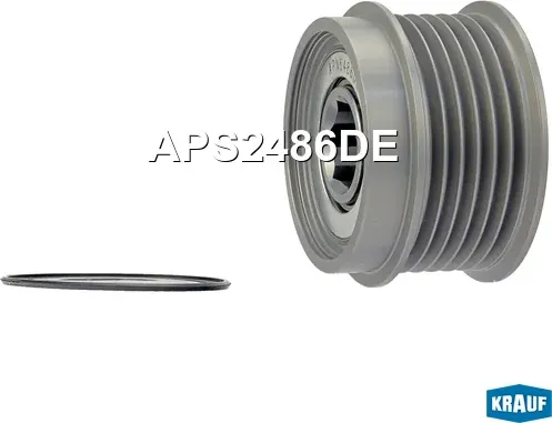 APS2486DE_шкив генератора!/ Chrysler Voyager 95>, Toyota Avensis/Corolla/Rav 4/Y (Krauf) Krauf. Артикул APS2486DE