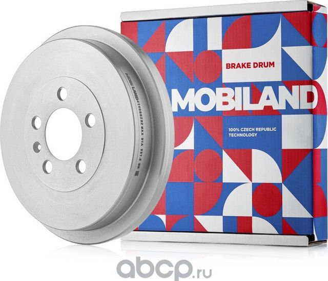 Барабан тормозной VOLKSWAGEN POLO Sedan (602, 604, 612, 614) RAPID (NH3, NK3, N (Mobiland). Артикул 414000292