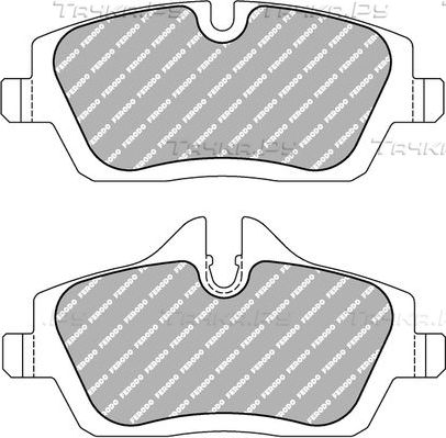 Тормозные колодки FERODO RACING DS2500. Артикул FCP1747H