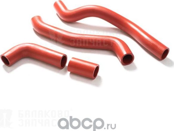Патрубок сист. охлажд. 21082 (4 шт.) CS-20 КРАСНЫЙ DRIVE (Балаково Запчасть) Балаково Запчасть. Артикул 10144