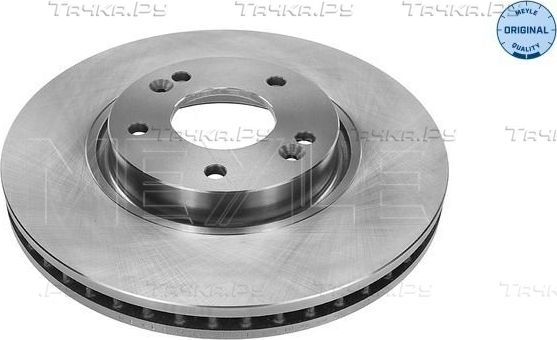 Тормозной диск Meyle Original передний для Hyundai Sonata VI (YF) 2009-2010. Артикул 37-15 521 0030