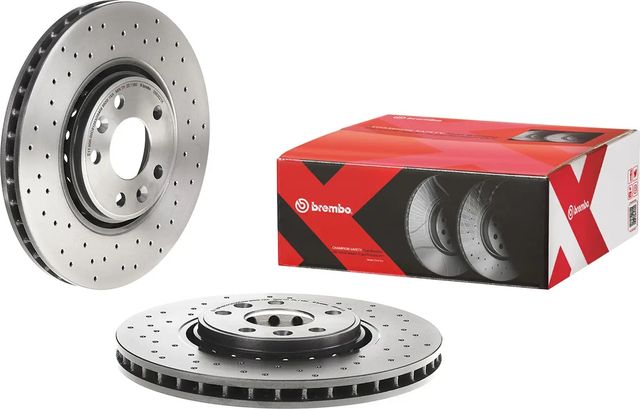 Тормозной диск Brembo XTRA LINE - Xtra передний для Renault Espace V 2015-2026. Артикул 09.B352.1X