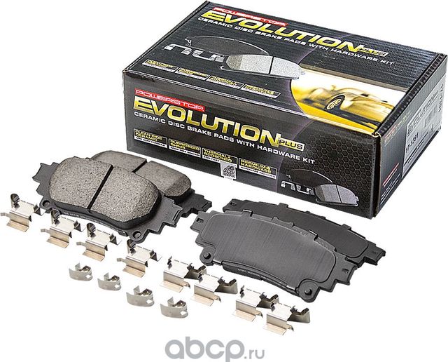 Задние керамические колодки Evolution PLUS Z17 PowerStop 17-1391. Артикул 171391