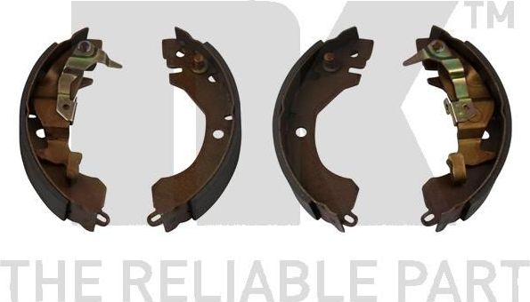 Тормозные колодки NK задние для Mitsubishi Colt III (C50) 1988-1990. Артикул 2730416