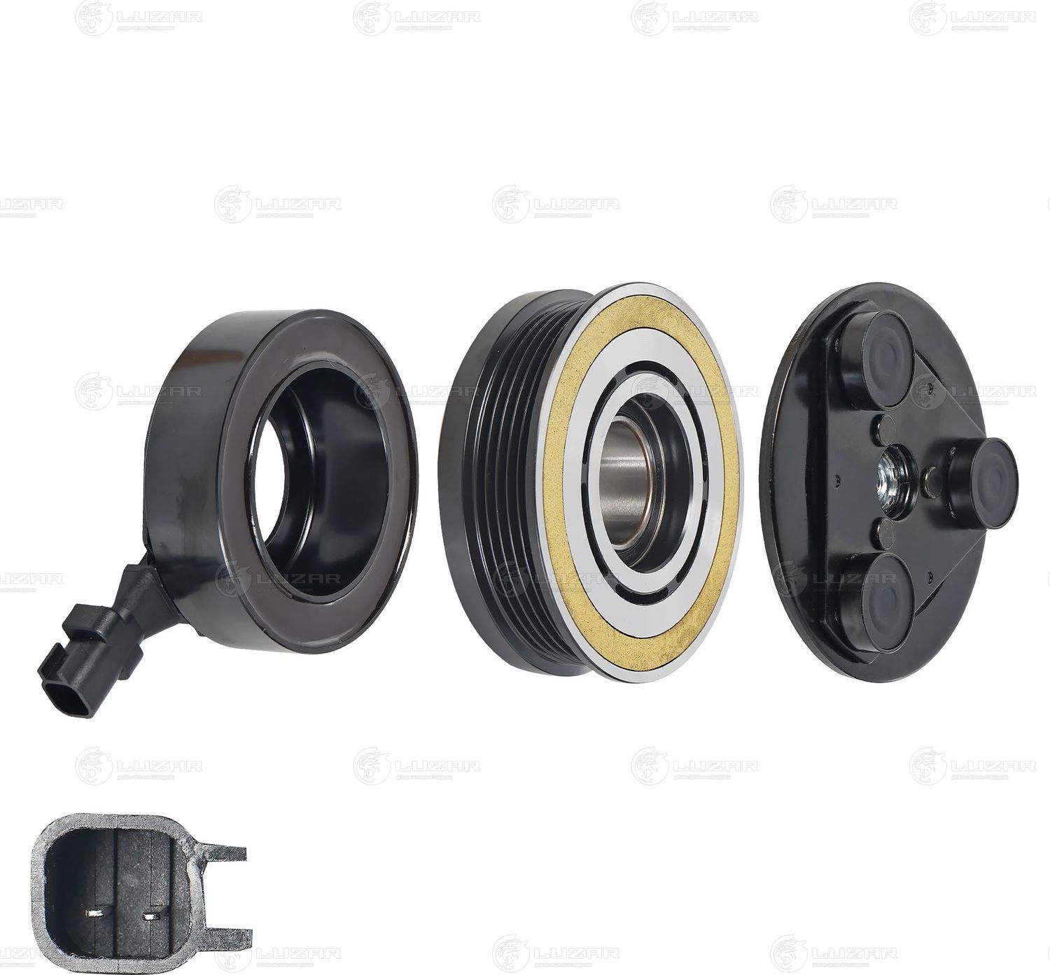 Муфта компрессора кондиционера Luzar. Артикул LMAC 1001